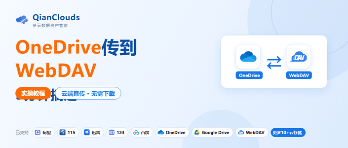 把OneDrive文件存到NAS的简单方法：WebDAV连接+云端直传3步